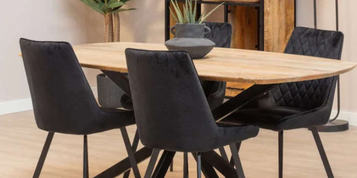 Deens ovale eettafel tijdloze elegantie van mangohout