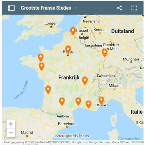 Grootste Steden van Frankrijk